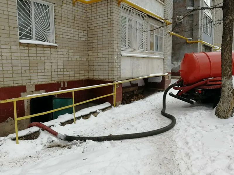 Откачка воды из гаража  Луховицы